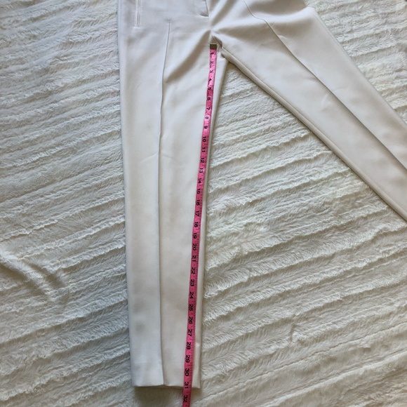 Akris Punto Fabia Pebble Crepe Pants in Cream sz 6 $568 - Picture 10 of 12